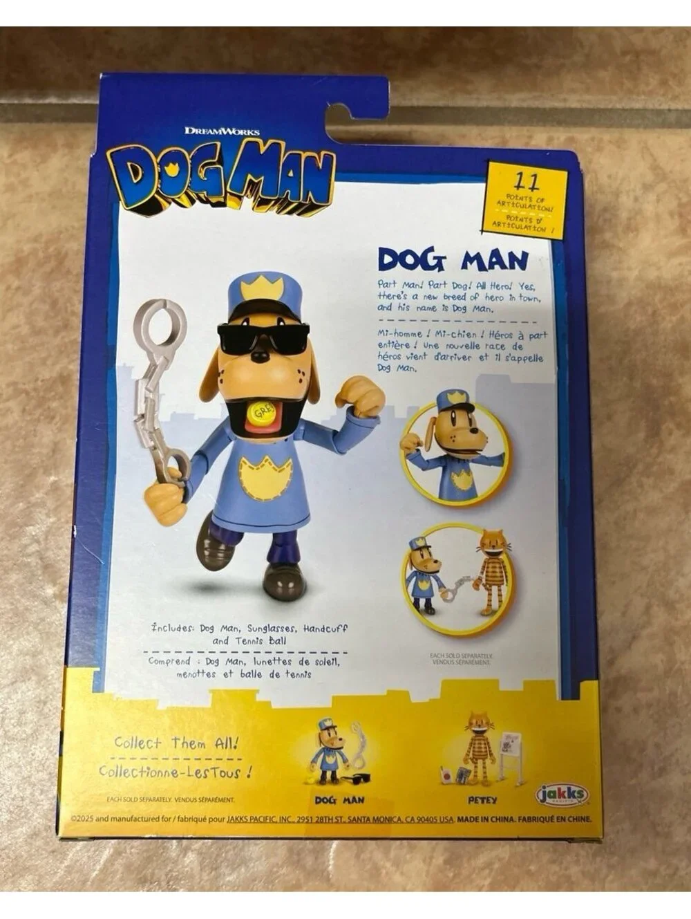 DreamWorks Dog Man Action Figure JAKKS Pacific NEW